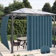 thumbnail image 1 of Rideaux Intérieurs Extérieurs pour Patio \ Panneau de Rideau à Oeillets Bloquant le Soleil pour Intimité, Rideaux Résistants aux Intempéries pour Gazebo, Véranda avant, Pergola, Kaki G x H Panneau, 1 of 9