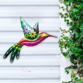 thumbnail image 3 of Metal Hummingbird Wall Art Decor 3D Outdoor Bird Garden Wall Decorations, Iron D, 3 of 8