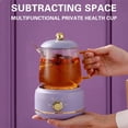 thumbnail image 1 of Mini Electric Stewing Cup | Glass Heating Pot | Slow Simmer for Nutrient-Rich Drinks | Compact Wellness Kettle for Tea, Soup, and Herbal Infusions At Home, 1 of 6