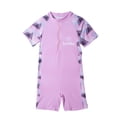 thumbnail image 1 of Pisexur Girls and Boys One Piece Rash Guard Swimsuit Kid Water Sport Short Swimsuit UPF 50+ Sun Protection Bathing Suits 1-16 Years, 1 of 3