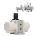 thumbnail image 3 of Valve de Surpression Pneumatique, Valve de Surpression avec Filtre Intégré Sans Fuite Type SMC pour Appareil Industriel, 3 of 7