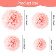 thumbnail image 4 of Xingzhi Paper flower ball peach 2101, 4 of 9
