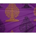 thumbnail image 4 of oneOone Polyester Lycra Purple Fabric Floral & Flying Swan Block Sewing Material Print Fabric By The Yard 56 Inch Wide, 4 of 4
