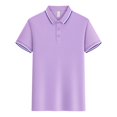 thumbnail image 4 of asjyhkr Mens Button Golf Shirts Short Sleeve Classic Stretch Pullover Moisture-Wicking Fashion Collared T-Shirts, 4 of 5