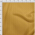 thumbnail image 4 of oneOone Coton Soie Jaune Tissu Asiatique Rétro Floral Robe Tissu Tissu Imprimé par la Cour 42 Pouces de Large, 4 of 4