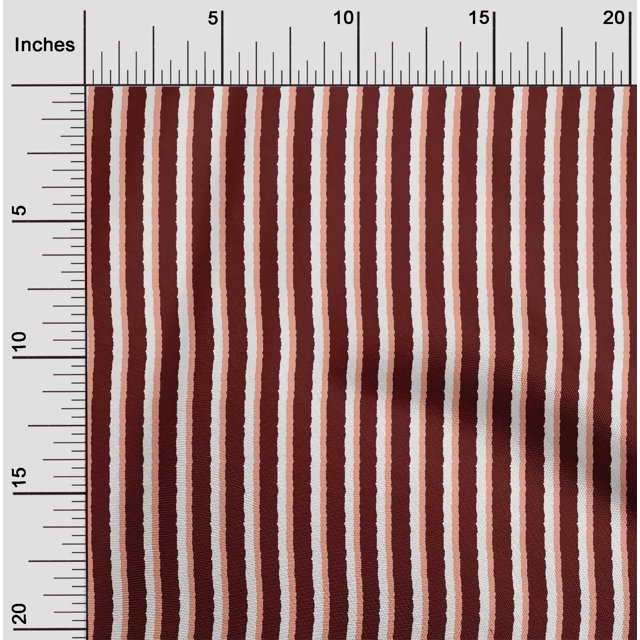 oneOone Polyester Lycra Fabric Stripe Block Fabric Prints By Yard 56 Inch Wide
