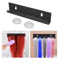 thumbnail image 2 of Hair Salon Spa Hair Extensions human natural Display Storage Holder for Braiding Black, 2 of 9