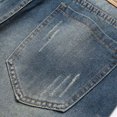 thumbnail image 4 of Pisexur Half Shorts Jeans Men's Summer Short Micro Inelastic Shorts Zipper Open Five Point Short Half Shorts Jeans, 4 of 9
