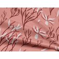 thumbnail image 4 of oneOone Tissu Rayonne Pêche Floraux Matériel de Robe Tissu Imprimé Tissu au Mètre 56 Pouces de Large, 4 of 4