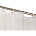 thumbnail image 2 of Doublure de Rideau de Douche Épaisse en Cristal Transparent Robuste avec Pierres Transparentes Robustes et Oeillets Résistants à la Rouille, Imperméable, Doublure de Rideau de Douche en Plastique pour Salle de Bain - 72 Pouces x 72 Pouces, 2 of 7