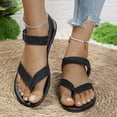 thumbnail image 2 of CHGBMOK Sandals Womens Strap - Style Flat Sandals with Buckle Closure and Comfort Footbed Sizes 36-43, 2 of 6