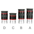 thumbnail image 2 of Astronomical Telescope Eyepiece 1.25 Inch 68 Degrees Wide Angle Monocular Eyepiece with Rubber Guard, 20mm, 2 of 4