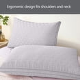 thumbnail image 4 of Yhmxh Bedding Super Soft Weave Pillow Standard Size 19 X 29 In Breathable Friendly Pillow Decorative Weave Pillow Skin-friendly Throw Blanket Machine Washable Microfiber Bed Sheet Set, 4 of 6