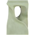 thumbnail image 3 of Meridian Furniture Jula Table d'Appoint en Béton Vert pour Intérieur/extérieur, 3 of 9