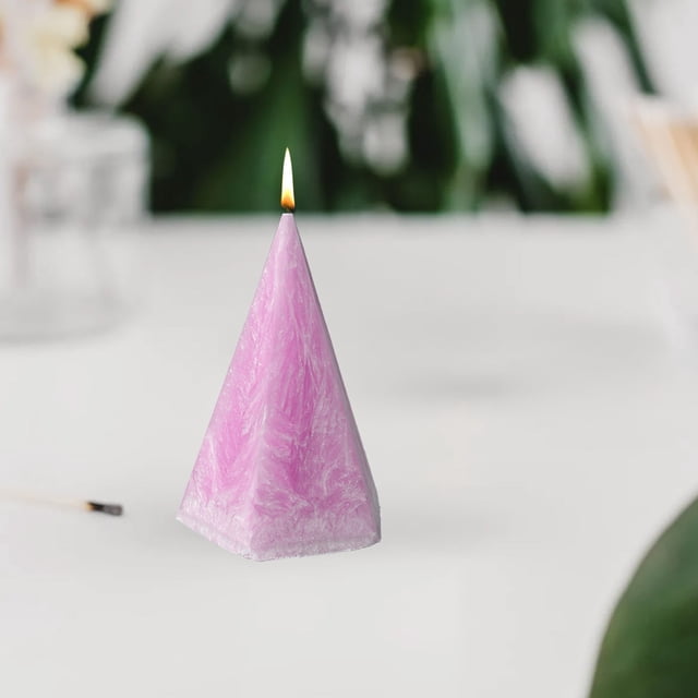 Geometric Scented Candles for Wedding, Party & Holiday Decor - Long Lasting Aromatherapy Candle for Home & Office