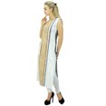 thumbnail image 4 of Phagun Kurti Droite en Coton pour Femmes, Kurta Blanche Décontractée, Tunique Indienne-8, 4 of 6