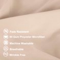 thumbnail image 3 of PiccoCasa 2 Pcs Body Pillowcases Microfiber Envelope Long Pillowcover, Standard Khaki, 3 of 8