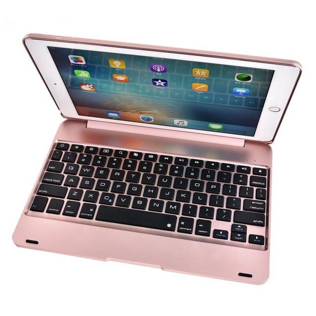 Pour ipad/ air1/2 pro 9.7 Tablette PC Clavier Bluetooth Sans Fil Slim Or Rose