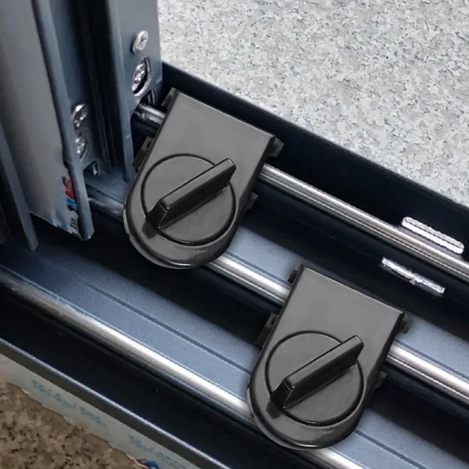 EGNMCR Home Decor, Room Decor, Fall Decor Sliding Window Lock High-rise Fall Limiter -theft Lock Buckle Non Perforated Sliding Door Lock Sliding door lock