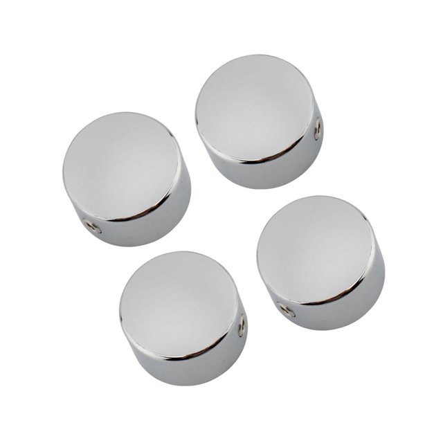 Xingzhi Premium 4x Head Caps Nut Covers for T120 Ride Chrome 0.6x0.9 Inch 1Set
