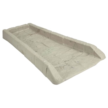 Suncast SB24 Decorative Rain Gutter Downspout Splash Block, Tan (2 Pack)