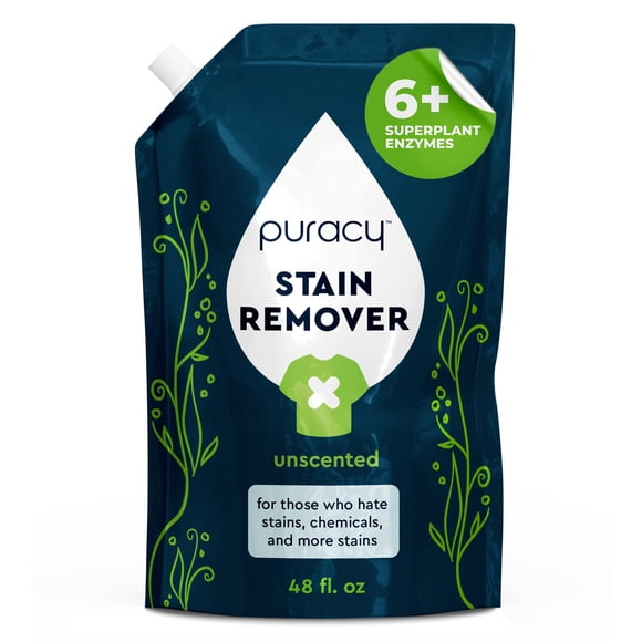 Puracy Stain Remover, Natural Based Travel and Laundry Stain Cleaner for Clothes, Baby Essentials, Kids Stains, Oil and Fabric Spot Cleaner