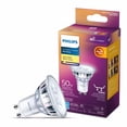 thumbnail image 1 of Philips LED PAR16 GU10 50W Equivalent Reflector Energy Saving Light Bulb, Dimmable Soft White (2700K), 1 of 6