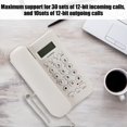 thumbnail image 4 of Wired Telephone, Multi Function Stable Performance Premium Material Indicator Light Home Telephone  for Hotel for Home for Office White,Black, 4 of 7