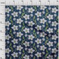 thumbnail image 2 of oneOone Viscose Jersey Navy Blue Fabric Abstract Block Craft Projects Decor Fabric Printed By The Yard 60 Inch Wide, 2 of 5