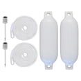 thumbnail image 4 of 2x Marine Boat Anti Collision with Inflatable Tools, Inflatable Mooring Buoy Dock Float for Sailboats Row Boats Boat Dock Yacht 2m White Rope, 4 of 10