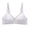 White, variant on Tqcoqu Women's Solid Color Backless Sexy Seamless Push-Up U-Shaped Beautiful Back Underwear Everyday Bras