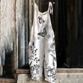 thumbnail image 2 of Pompotops Women's Ethnic Style Print Cold Shoulder Suspender Cami Pants Jumpsuit, 2 of 3