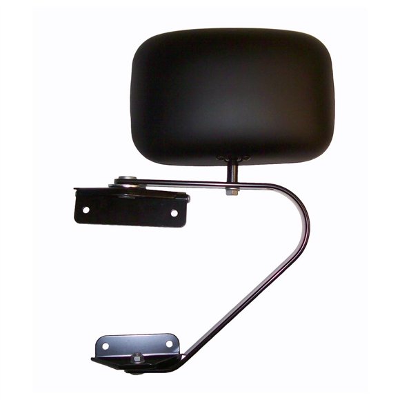 CIPA USA Exterior Mirror 41100 OEM Universal Replacement; Single; Black; Manual; Non-Foldaway; Without Heated Mirrors; Without Turn Signal Indicators; With Brackets And Hardware