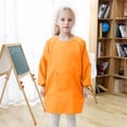 thumbnail image 2 of WEIYLL Aprons for Girls Smock Pocket Painting Smocks Long Sleeve Solid Color Tops Clothes for 8-12 Years, 2 of 9