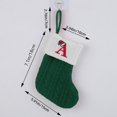 thumbnail image 4 of HEVIRGO Christmas Socks Eye-catching Letter Embroidered Hanging Knit Stocking for Festive Holiday Decorations, 4 of 11