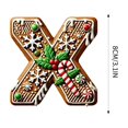 thumbnail image 3 of Rwnbm 26 Letters Christmas Tree Decoration Pendant Christmas Tree Ornaments Personalized DIY Christmas Ornaments Christmas Decoration Xmas Tree Hanging Decor Feature, 3 of 4