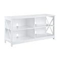 thumbnail image 1 of Pemberley Row Wood White TV Stand Rectangular Cable Management 24"H x 15.75"W x 47.25"D, 1 of 4