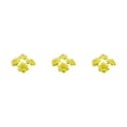 thumbnail image 3 of Decodeary 50pieces Low Maintenance Soft Texture Fabric For Albums And Decorations Realistic Appearance Fiber Wide Application Yellow 4.5cm 3Set, 3 of 6