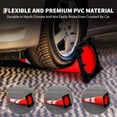 thumbnail image 2 of High Visibility & Durable PVC Vehicle Cone Decor – 28" Orange Safety Cones with 2 Reflective Collars – Road, Parking, Driveway Markers – Set of 8 – Red, 2 of 7