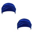 thumbnail image 3 of ziyahi 1PC Foldable Yoga Headband Nonslip Elastic Stretch Hairband Turban Running Blue 2Set, 3 of 6