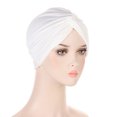 thumbnail image 4 of Women Turbans Knot Pre Tied Bonnet Cap Headwraps Hats, 4 of 4
