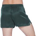 thumbnail image 2 of INTIMO Classic Silk Boxers, Big & Tall, Forest, 1X, 2 of 4