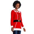 thumbnail image 4 of George Women's Mrs. Claus Tunic Sweater, 4 of 6