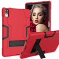 thumbnail image 1 of Mignova for Lenovo Tab P11 Pro Tablet Case , Heavy-Duty Drop-Proof and Shock-Resistant Rugged Hybrid Protective case(with Stand) for Lenovo Tab P11 Pro 11.5 inch (Model:TB-J706F/J706L)(Red/Black), 1 of 6