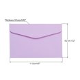 thumbnail image 2 of Unique Bargains Mini Enveloppes, Porte-Cartes de Rangement, Violet Pâle, 100 Unités, Lot de 100, 2 of 6