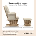 thumbnail image 4 of Storkcraft Hoop Glider and Ottoman, 4 of 12