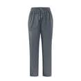thumbnail image 1 of yardsong Pantalon Médical de Jogging Extensible Taille Haute pour Femme - Pantalon Athlétique Médical Léger à Cordon, Bas Resserré, Gris Foncé, TP, 1 of 8
