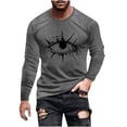 thumbnail image 1 of Haut Gris pour Homme à Manches Longues, Graphique de Squelette, Blouse Coupe Ample pour Homme, Col Rond, Sport, Heureux Festival, Halloween, Décontracté, Course, Automne Été, Chandails 2025 TG, 1 of 5