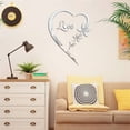 thumbnail image 5 of VogueV Heart-Shaped Acrylic Mirror Wall Sticker - Bedroom Vanity Decor B, 5 of 5