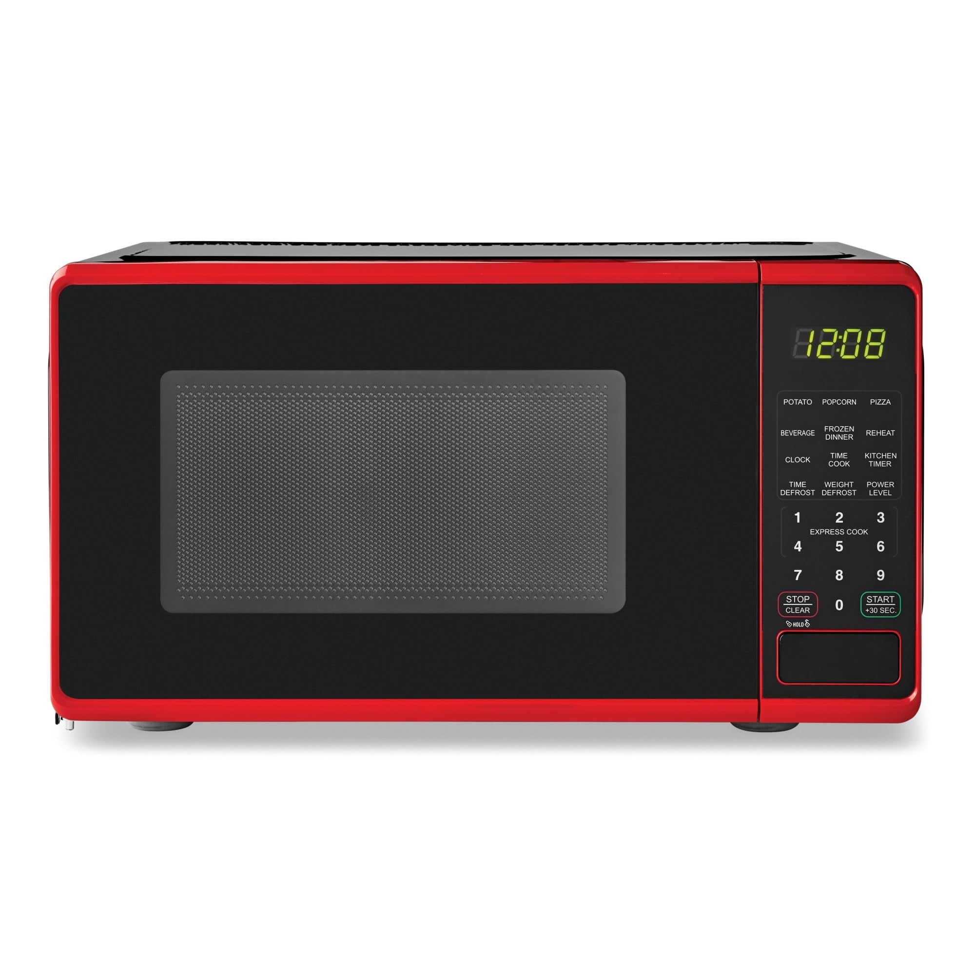 0.7 cu. ft. Countertop Microwave Oven 700 Watts New (Color : Red)